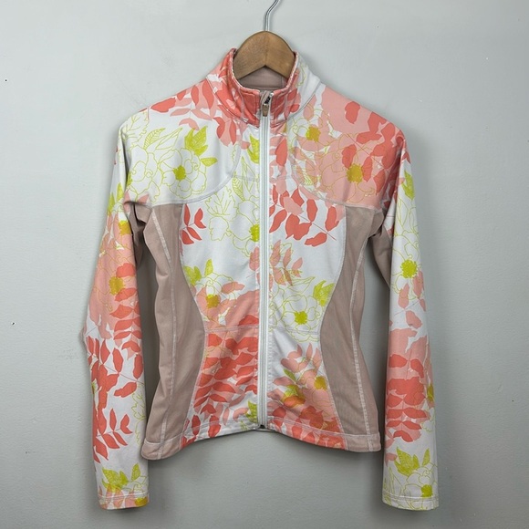 RARE Authentic Lululemon Floral Catch Me Air Jacket Sz 6 - Picture 2 of 8